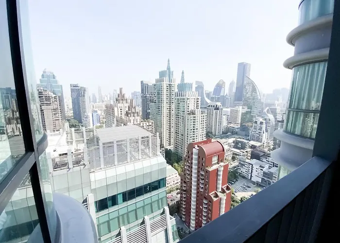 Luxury Skyview 1br - Ultra Fast Wifi - Chit Lom Appartement Bangkok