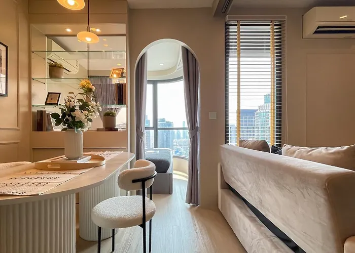 Apartment Luxury Skyview 1br - Ultra Fast Wifi - Chit Lom