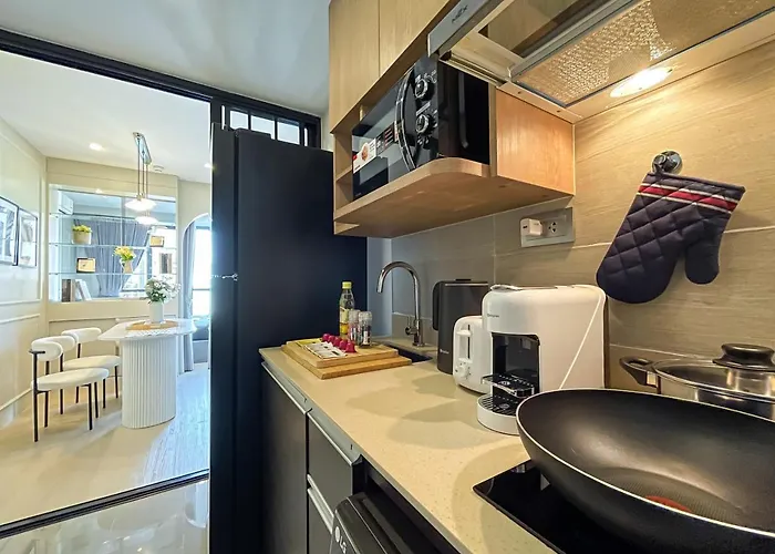 Apartment Luxury Skyview 1br - Ultra Fast Wifi - Chit Lom
